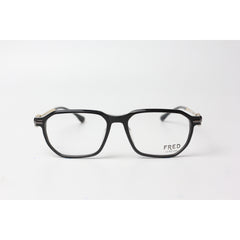 FRED - Black - Golden - Slim - Acetate - Metal - Rectangle - Premium Optics - Eyewear