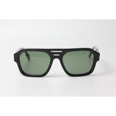 Ray Ban - 4397 - Corrigan - Black - Green - Rectangle - Premium Sunglasses - Eyewear