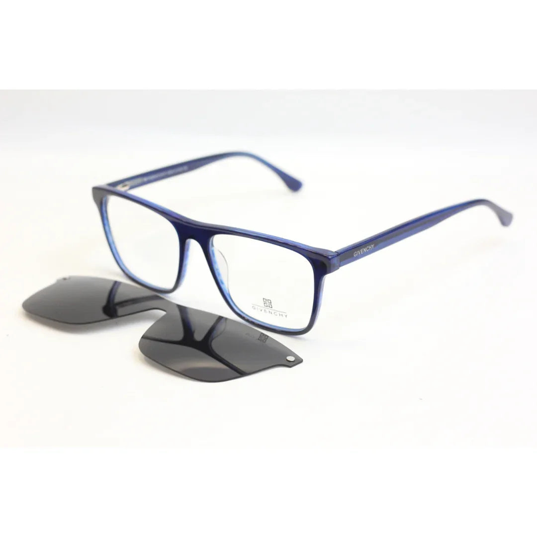 Givenchy - S1093 - Attachments - Dark Blue - Polarized - Acetate - Rectangle - Premium Optics - Eyewear