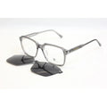Givenchy  - 6547 - Transparent Gray - Attachments - Polarized - Acetate - Rectangle - Premium Optics - Eyewear