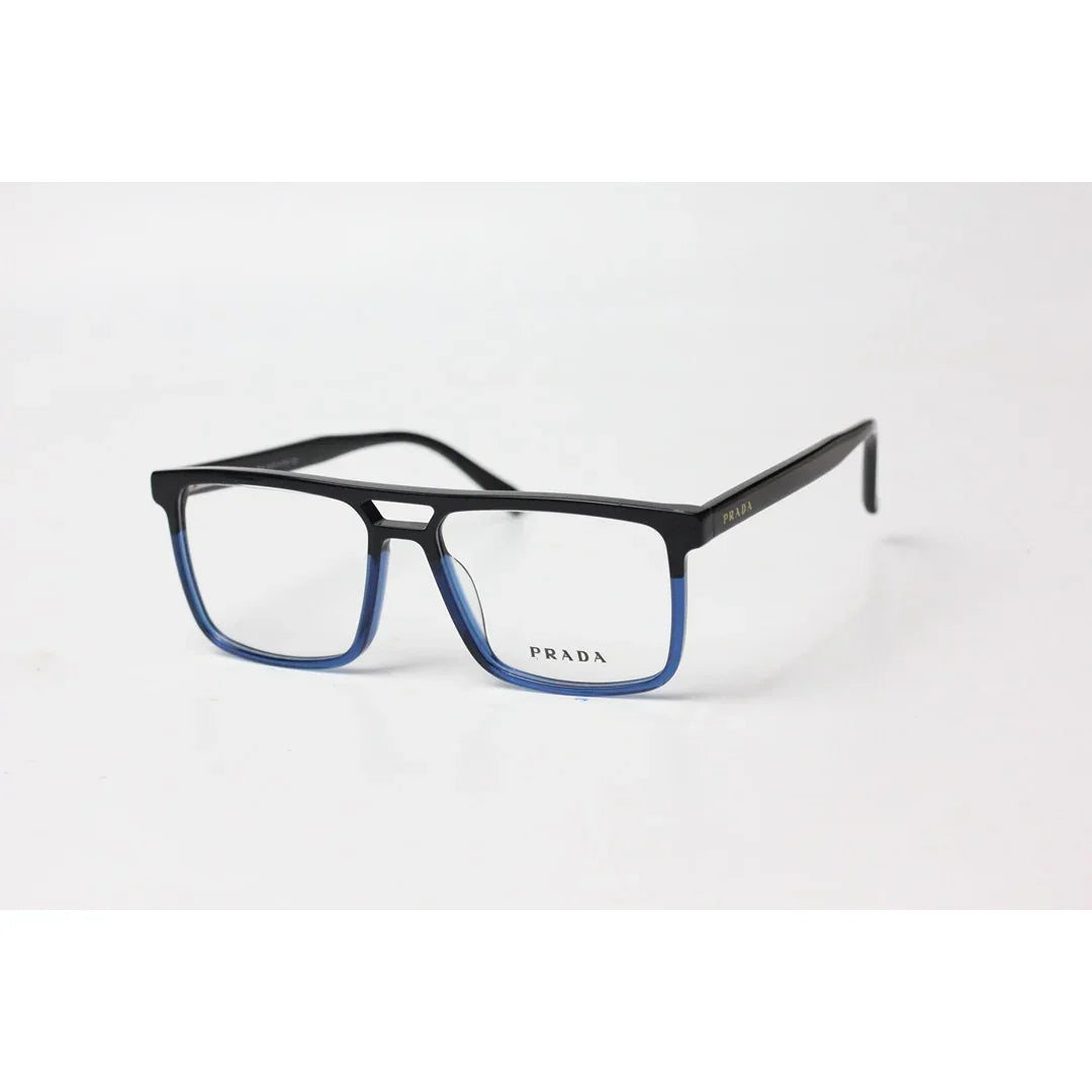 Prada - C2 - Black - Blue - Acetate  - Rectangle - Premium Optics - Eyewear