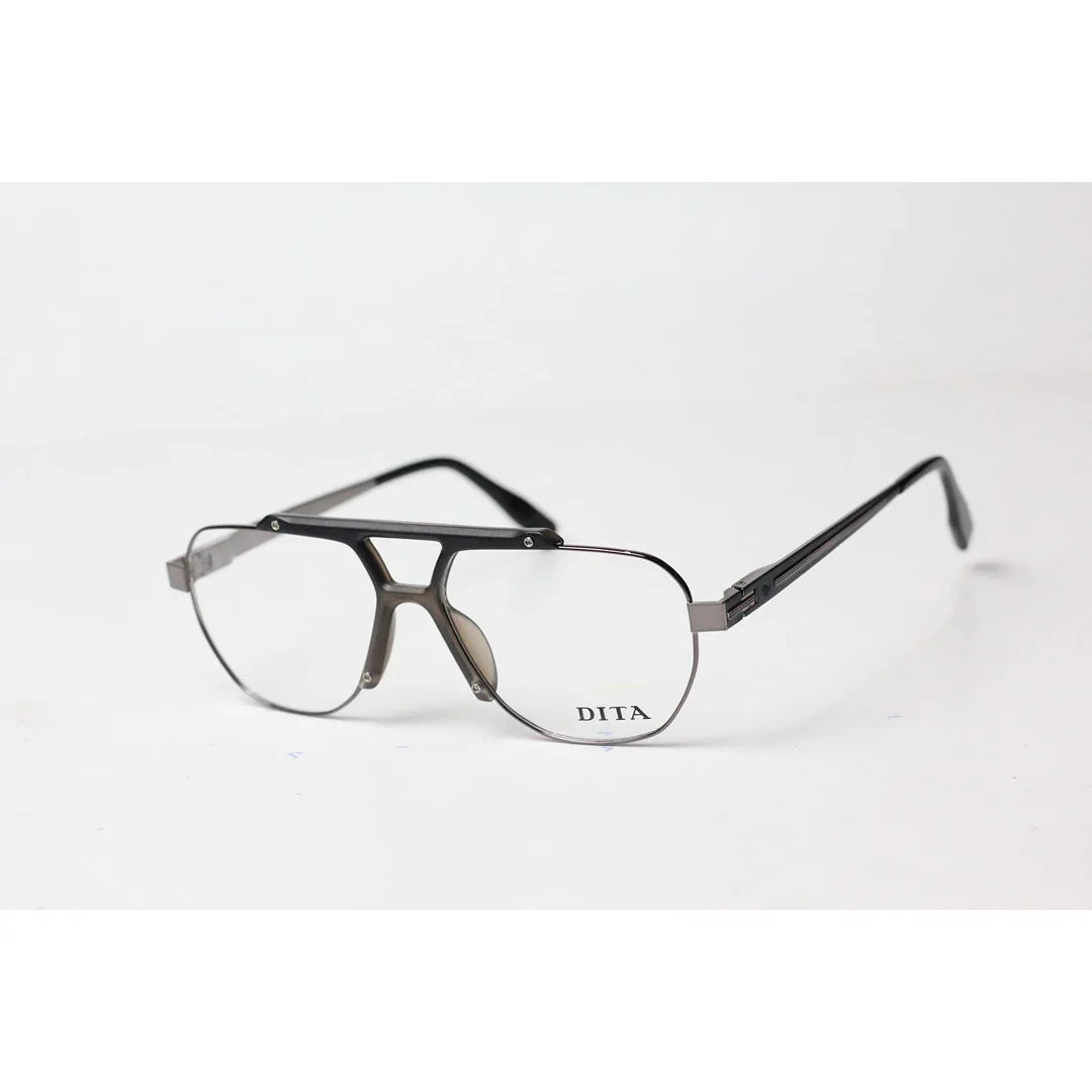 DITA - D188 - Gunmetal - Blue - Metal - Aviator - Double Bridge - Optics - Eyewear 