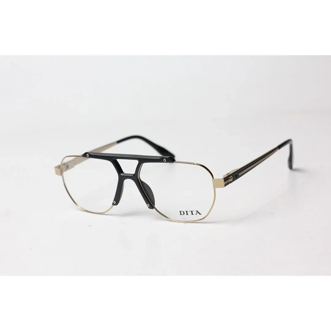 DITA - D188 - Golden - Black - Metal - Aviator - Double Bridge - Optics - Eyewear