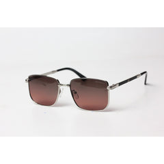 Maybach - 1756 -  Silver - Coffee Gradient - Metal - Rectangle - Sunglasses -  Eyewear