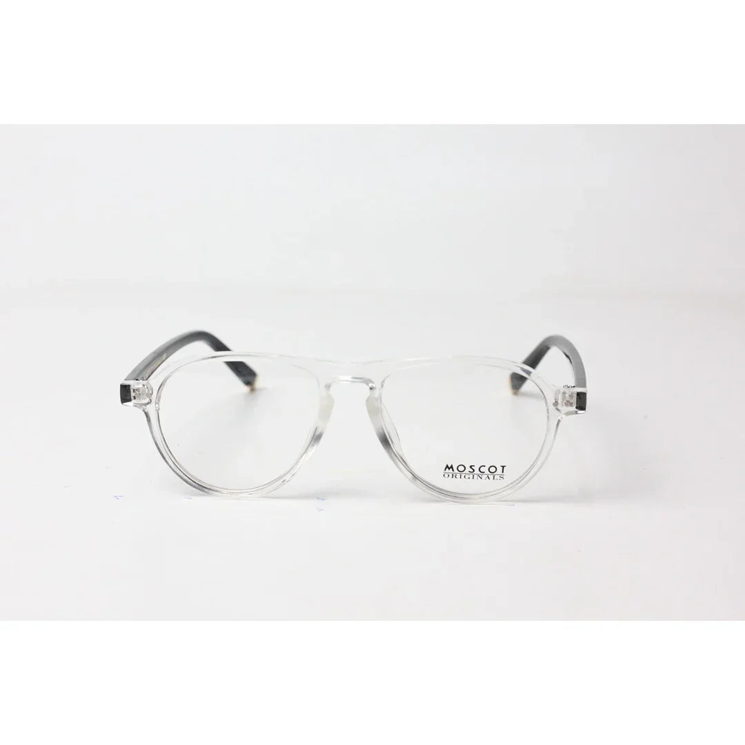Moscot - Jasper - Transparent - Black - Round - Optics - Eyewear
