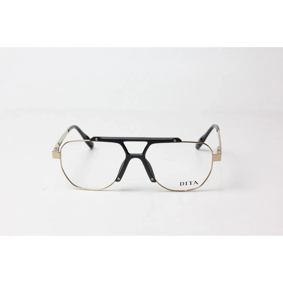 DITA - D188 - Golden - Black - Metal - Aviator - Double Bridge - Optics - Eyewear