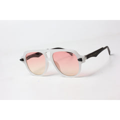 Marc Jacobs - 9560 - White - Matt Brown - Wine Red - Acetate - Aviator - Sunglasses - Eyewear