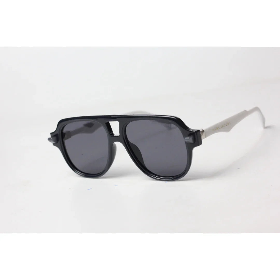 Marc Jacobs - 9560 - Navy Blue - White - Acetate - Aviator - Sunglasses - Eyewear