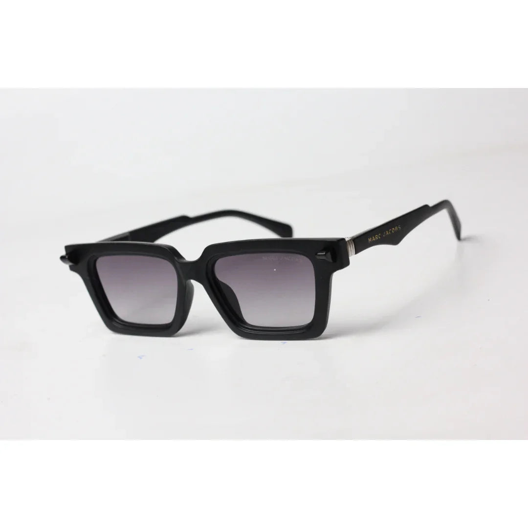 Marc Jacobs - 9565 - Matt Black - Black Gradient - Acetate - Rectangle - Sunglasses - Eyewear