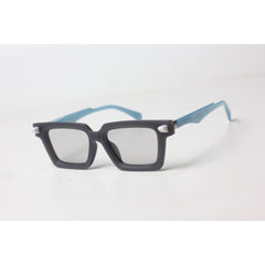 Marc Jacobs - 9565 - Matt Blue - Blue - Black Tint - Acetate - Rectangle - Sunglasses - Eyewear