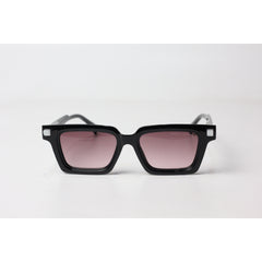 Marc Jacobs - 9565 - Black - Wine Red Gradient - Acetate - Rectangle - Sunglasses - Eyewear
