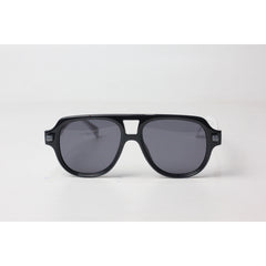 Marc Jacobs - 9560 - Black - White - Acetate - Aviator - Sunglasses - Eyewear