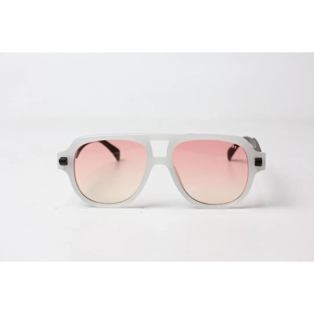 Marc Jacobs - 9560 - White - Matt Brown - Wine Red - Acetate - Aviator - Sunglasses - Eyewear
