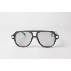 Marc Jacobs - 9560 - Matt Gray - Blue - Black Tint - Acetate - Aviator - Sunglasses - Eyewear