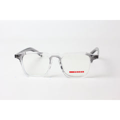 Prada - Jarvis - 8585 - Gray - Transparent - Acetate - Hexagon - Square - Optics - Eyewear
