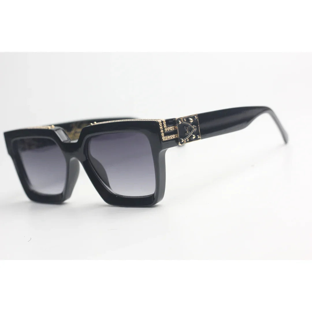 Louis Vuitton - Millionaire 1.1 - Black Gradient - Golden - Acetate - Square - Sunglasses - Eyewear