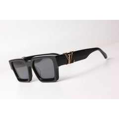 Louis Vuitton - Z1505E -  Black - Golden - Acetate - Square - Premium Sunglasses - Eyewear