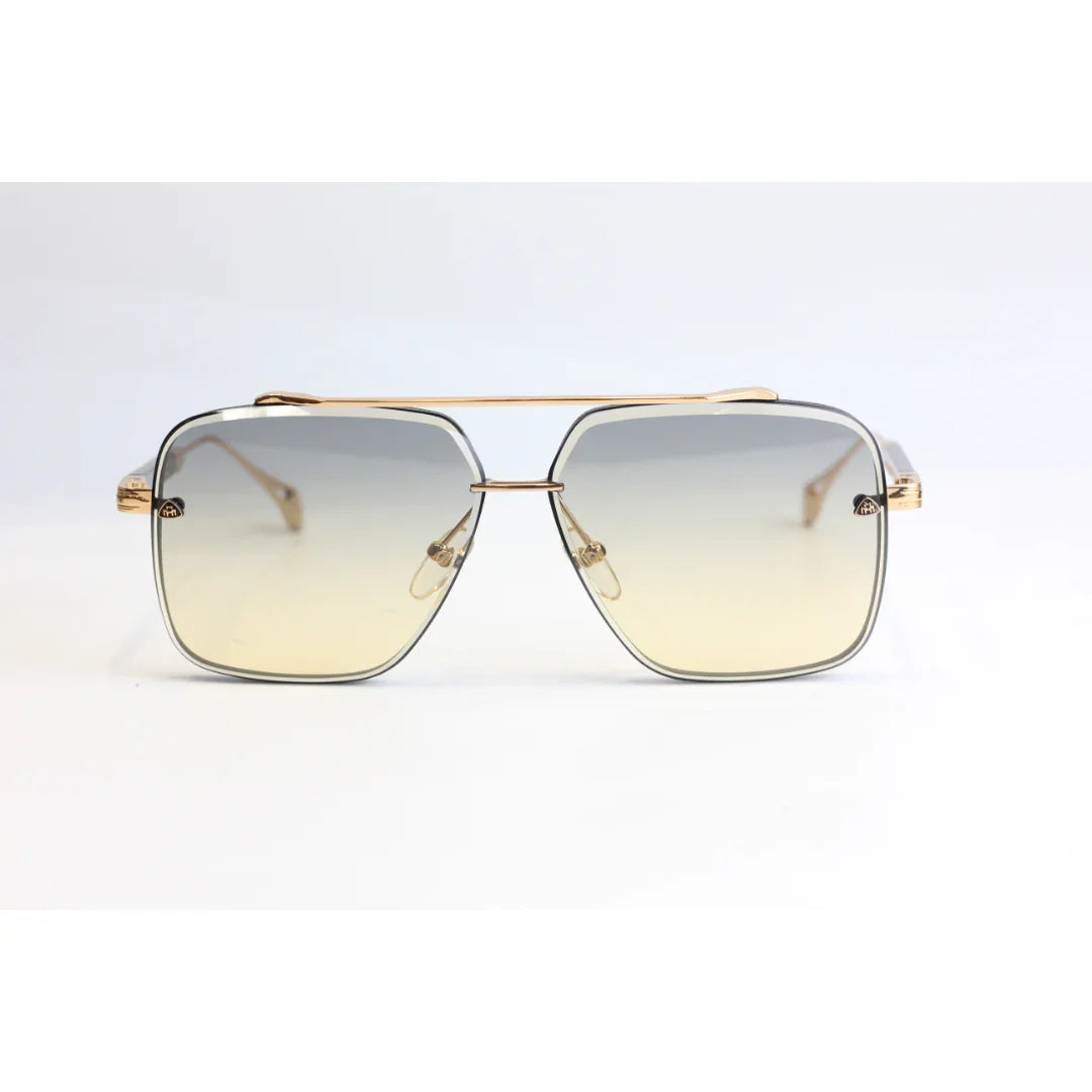 مايباخ - الجيل الثاني - S-LV-Z26 - تدرج استوائي - ذهبي - معدني - مربع - نظارات شمسية فاخرة - نظارات طبية