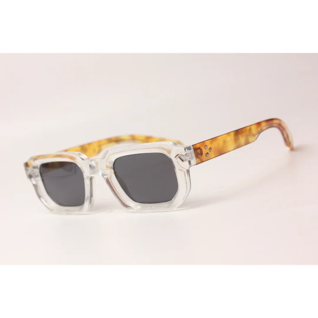 Tortoise Transparent White