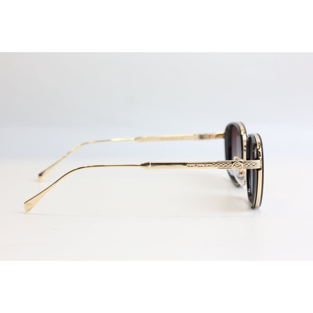 Maybach - M900 - Brown Gradient - Golden - Metal - Acetate  - Round - Sunglasses - Eyewear