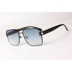 Maybach  – 8881 - Black - Blue Gradient  - Metal - Square - Sunglasses - Eyewear