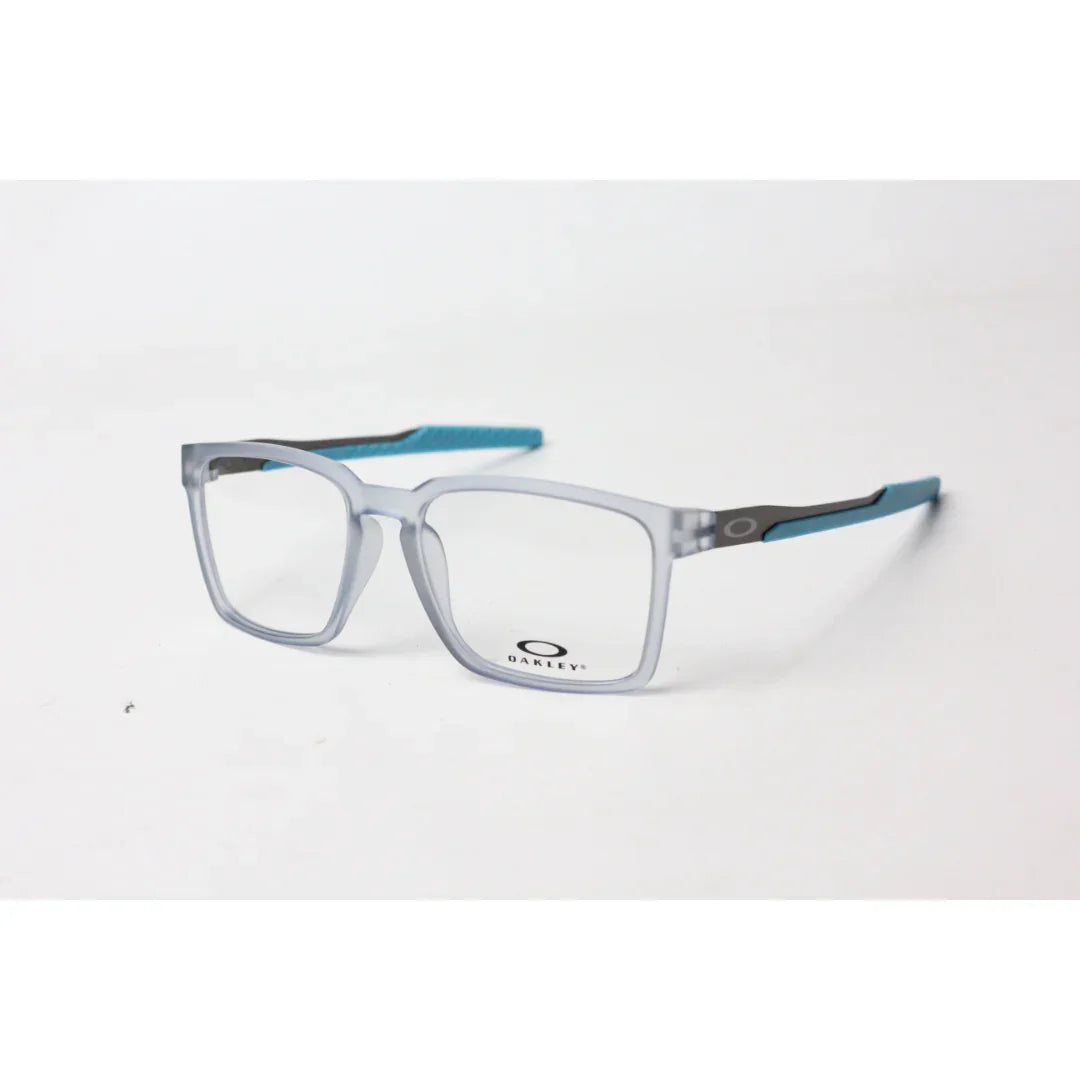 Oakley - METALINK - OK02 - Transparent Matt Blue -TR - Curved - Light Weight - Square - Premium Optics - Eyewear