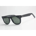 Ray Ban - Taper - 2140 - Black - Green - Matt Finish -  Acetate - Wayfarer - Square - Premium Sunglasses - Eyewear