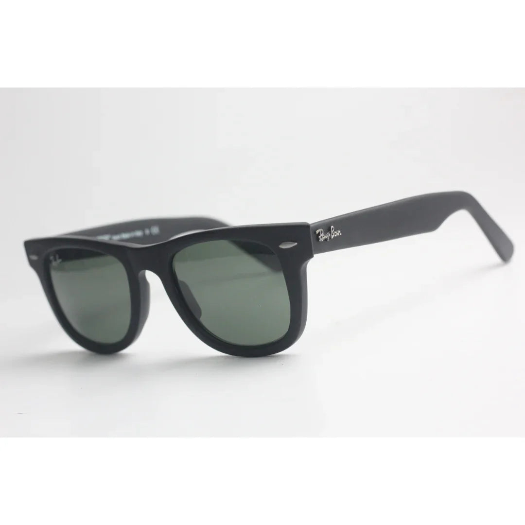 Ray Ban - Taper - 2140 - Black - Green - Matt Finish -  Acetate - Wayfarer - Square - Premium Sunglasses - Eyewear