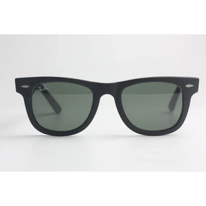 Ray Ban - Taper - 2140 - Black - Green - Matt Finish -  Acetate - Wayfarer - Square - Premium Sunglasses - Eyewear