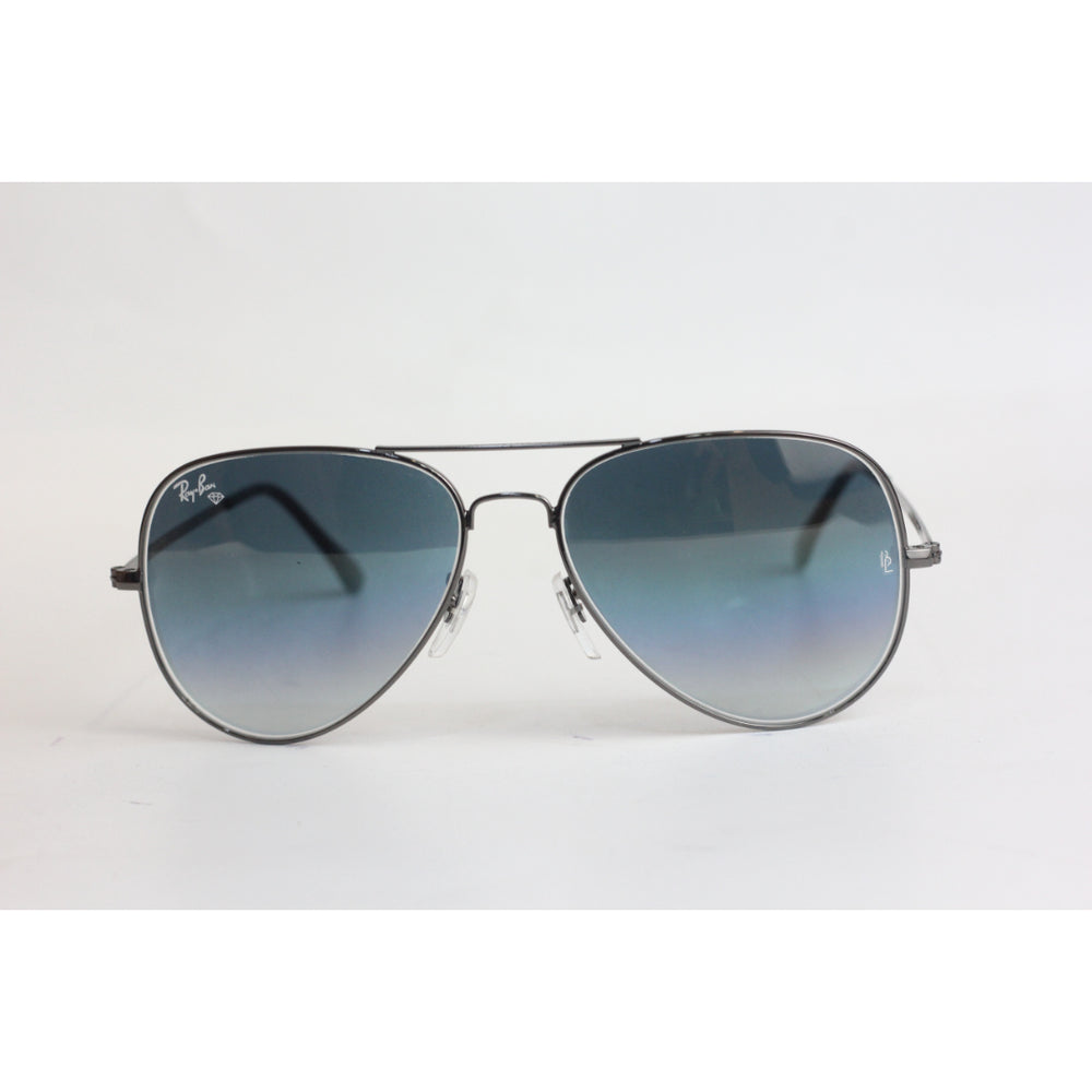 Blue Gradient Gunmetal Gray