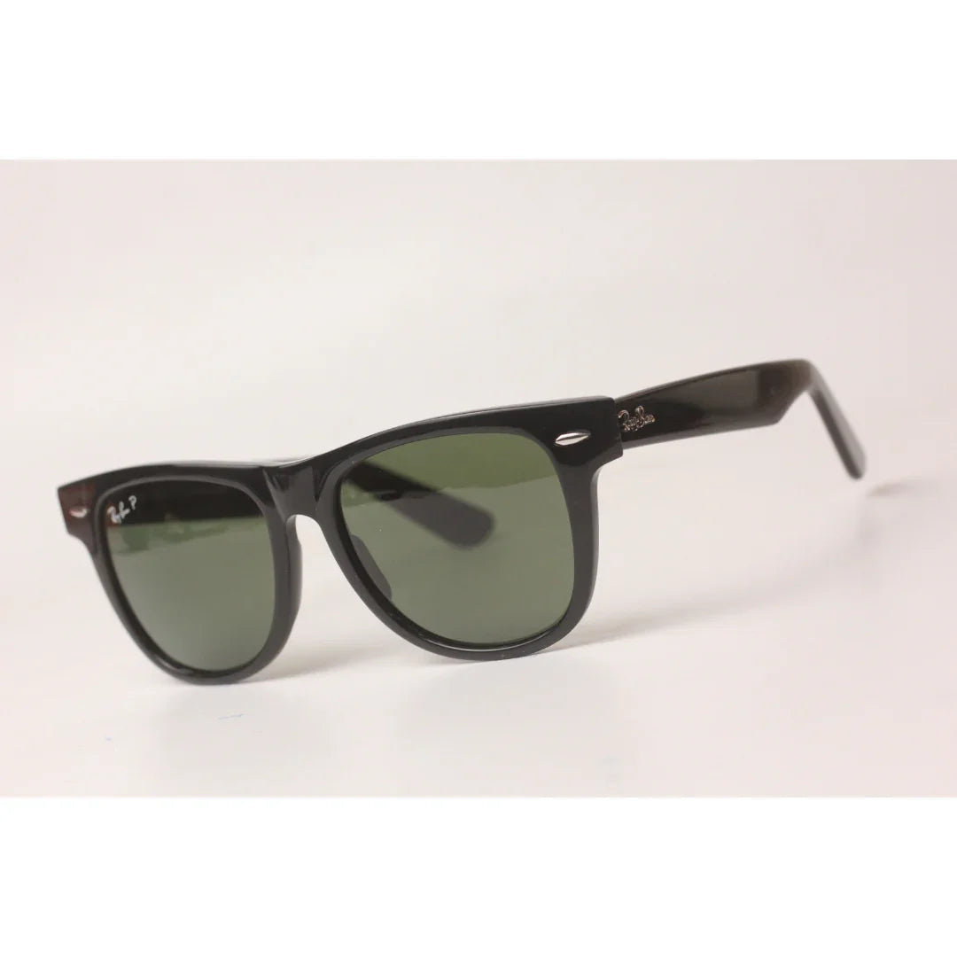 Ray Ban - Taper - 2140 - 54 mm - Black - Polarized - Acetate Wayfarer - Square - Premium Sunglasses - Eyewear