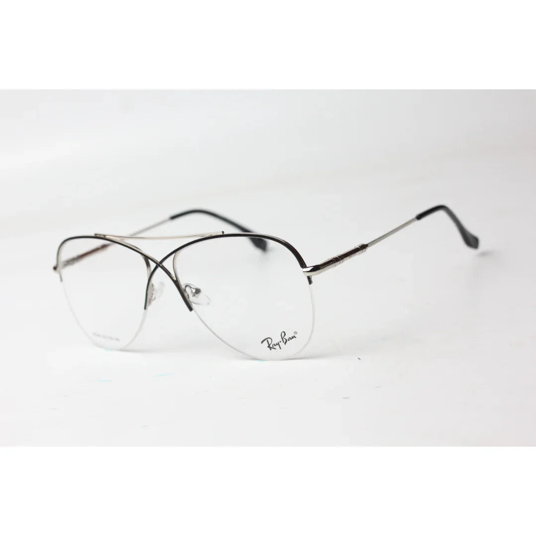 Ray Ban - Cross - 6490 - Silver - Black - Metal - Aviator - Optics - Eyewear