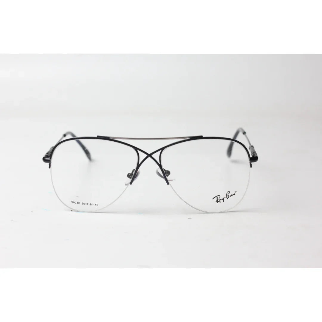 راي بان - كروس - 6490 - أزرق - نحاسي - معدني - طيار - بصريات - نظارات 