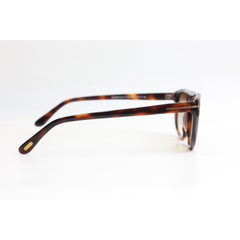 TOM FORD - EDWARD - FT 1002 - سلحفاة - بني متدرج - أسيتات - مستطيل - نظارات شمسية فاخرة - نظارات طبية 