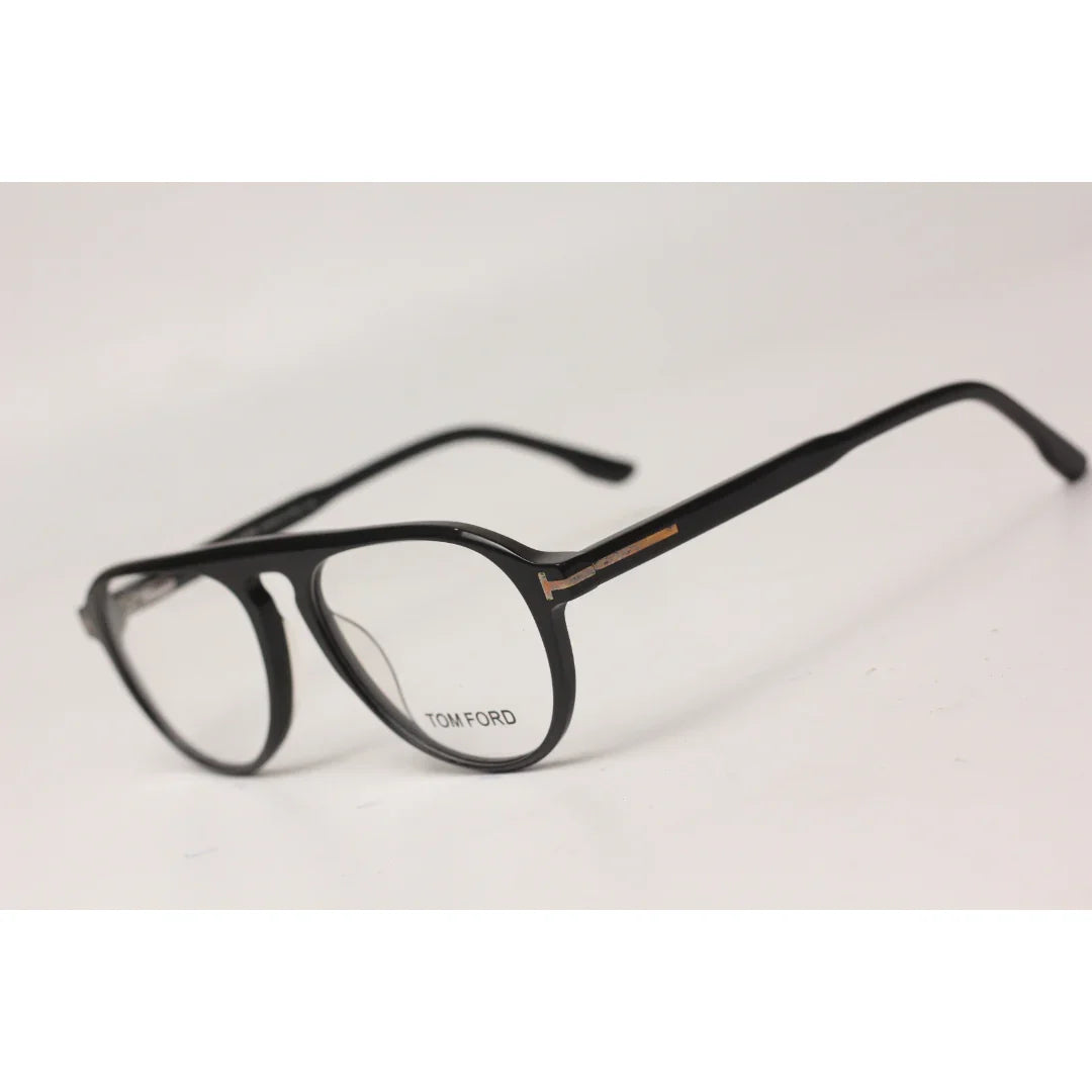 توم فورد - TF5085 - أسود - أسيتات - نظارة شمسية دائرية - نظارات شمسية بريميوم أوبتيكس 