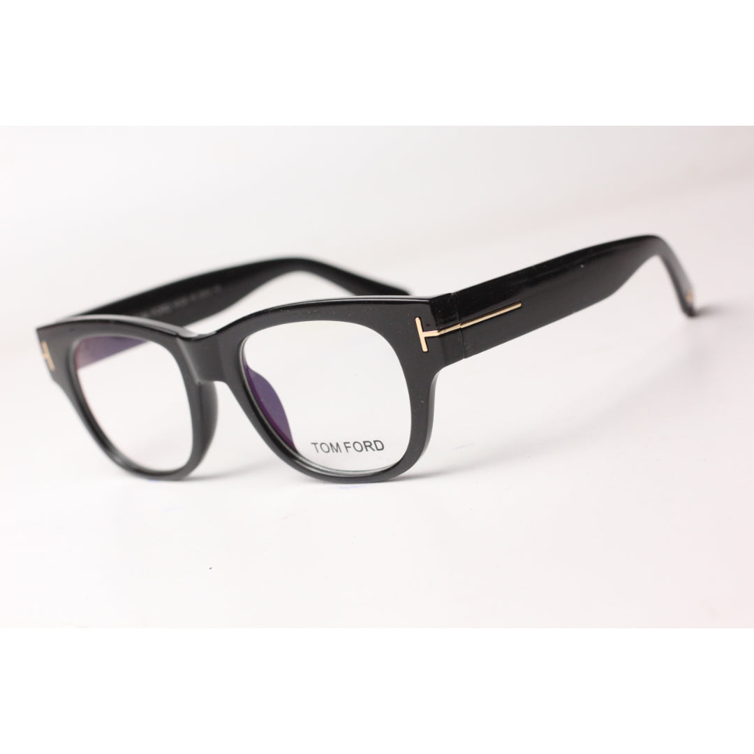 Tom Ford - FT5040 - Bold - Black - Acetate - Rounded Square - Optics - Eyewear