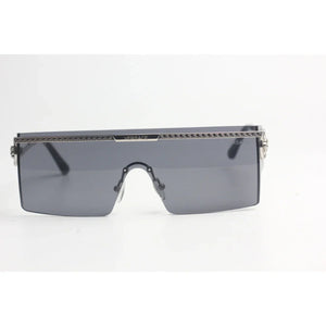 Versace  – 8989  – Black Golden - Metal - Acetate  - Square - Sunglasses - Eyewear