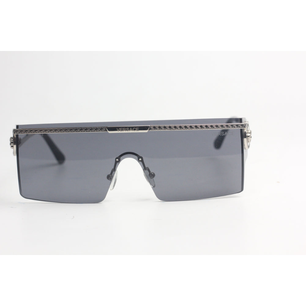 Versace  – 8989  – Black Golden - Metal - Acetate  - Square - Sunglasses - Eyewear