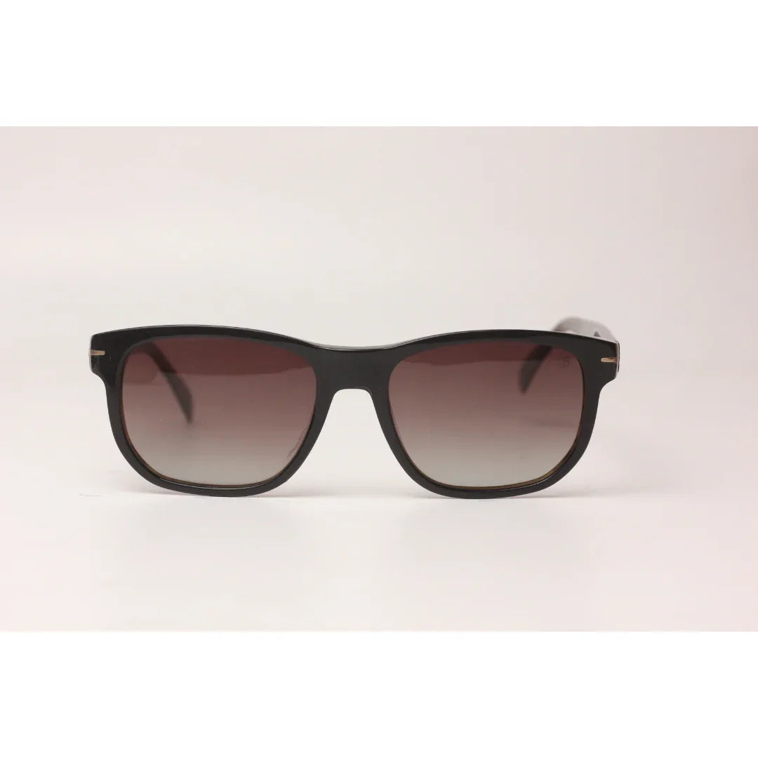 ديفيد بيكهام - DB 1045 - نظارات شمسية مستقطبة - بني - أسيتات - مربعة مدورة - نظارات شمسية فاخرة - نظارات طبية 