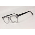 موسكوت - رمادي شفاف - جريء - أسيتات - مربع - نظارات بريميوم - نظارات 
