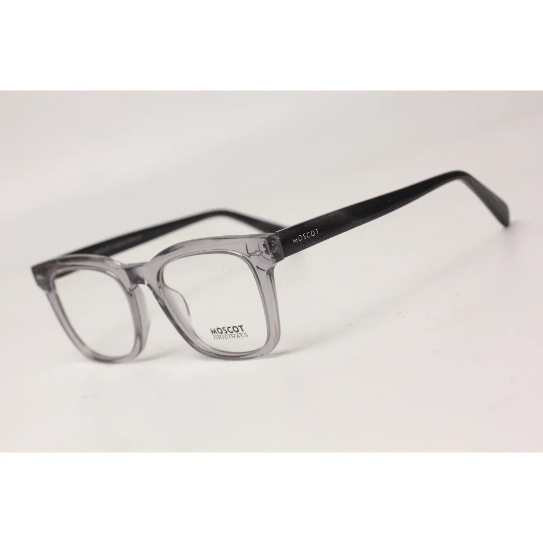 موسكوت - رمادي شفاف - جريء - أسيتات - مربع - نظارات بريميوم - نظارات 