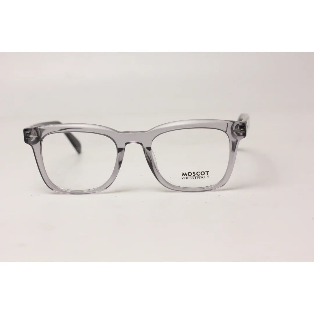 موسكوت - رمادي شفاف - جريء - أسيتات - مربع - نظارات بريميوم - نظارات 