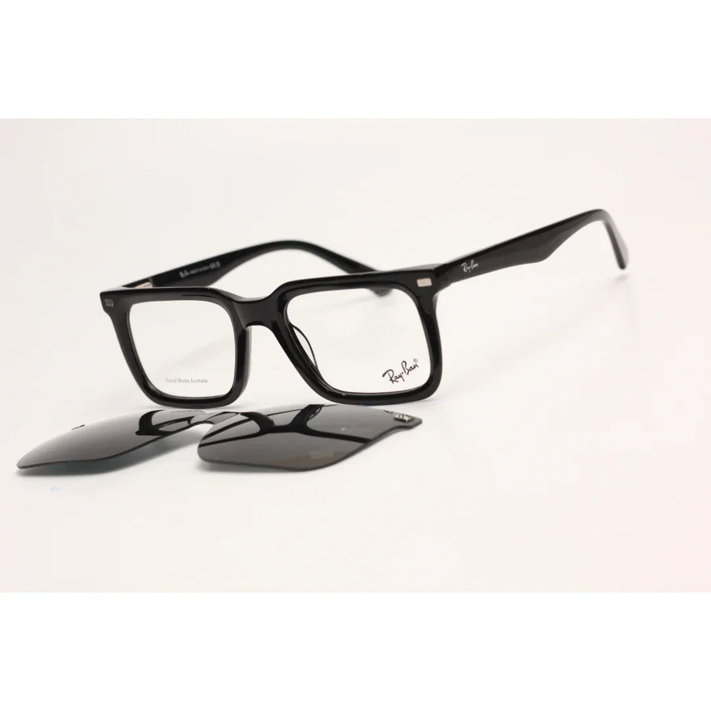Ray Ban Attachments Polarized Acetate Rectangle Premium Optics Eyewear
