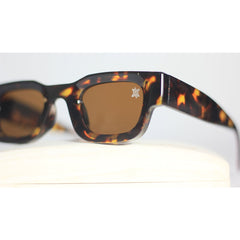 XSHADES - Rapperz - 7100 - Tortoise - Brown - Polarized - Acetate - Square - Sunglasses - Eyewear